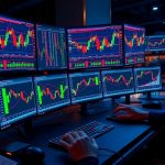 Flux_Schnell_A_modern_trading_desk_pulsating_with_the_vibrant__0-1