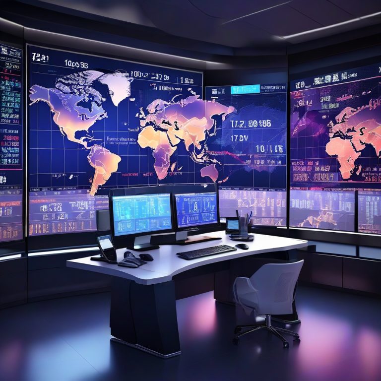 Leonardo_Diffusion_XL_A_hightech_digital_trading_desk_showcasi_0-1