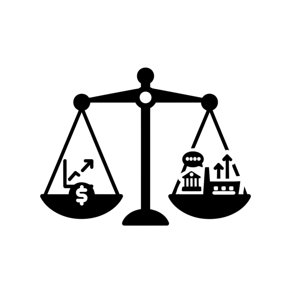衡量貨幣強度的五大指標平衡圖，包含GDP、利率、政治穩定、外匯儲備與國際化程度