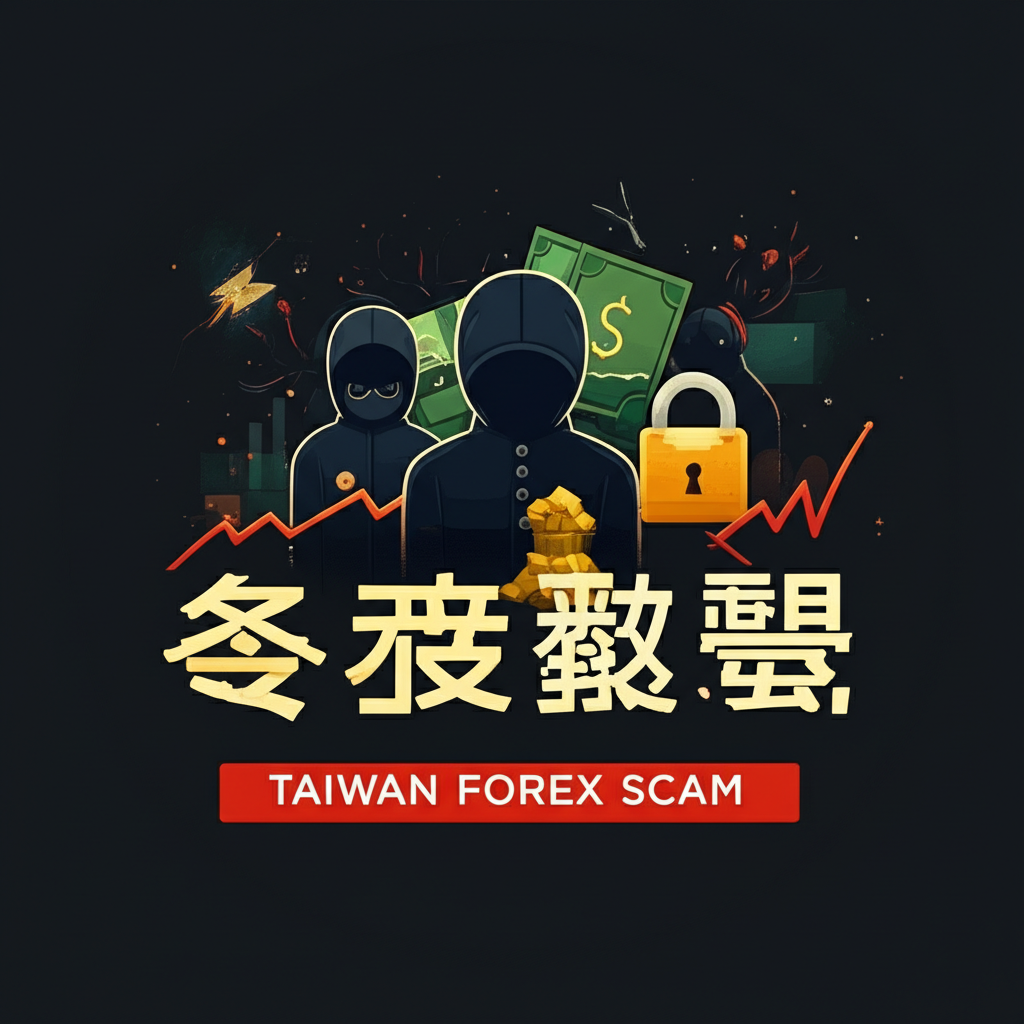 台灣外匯詐騙警示示意圖