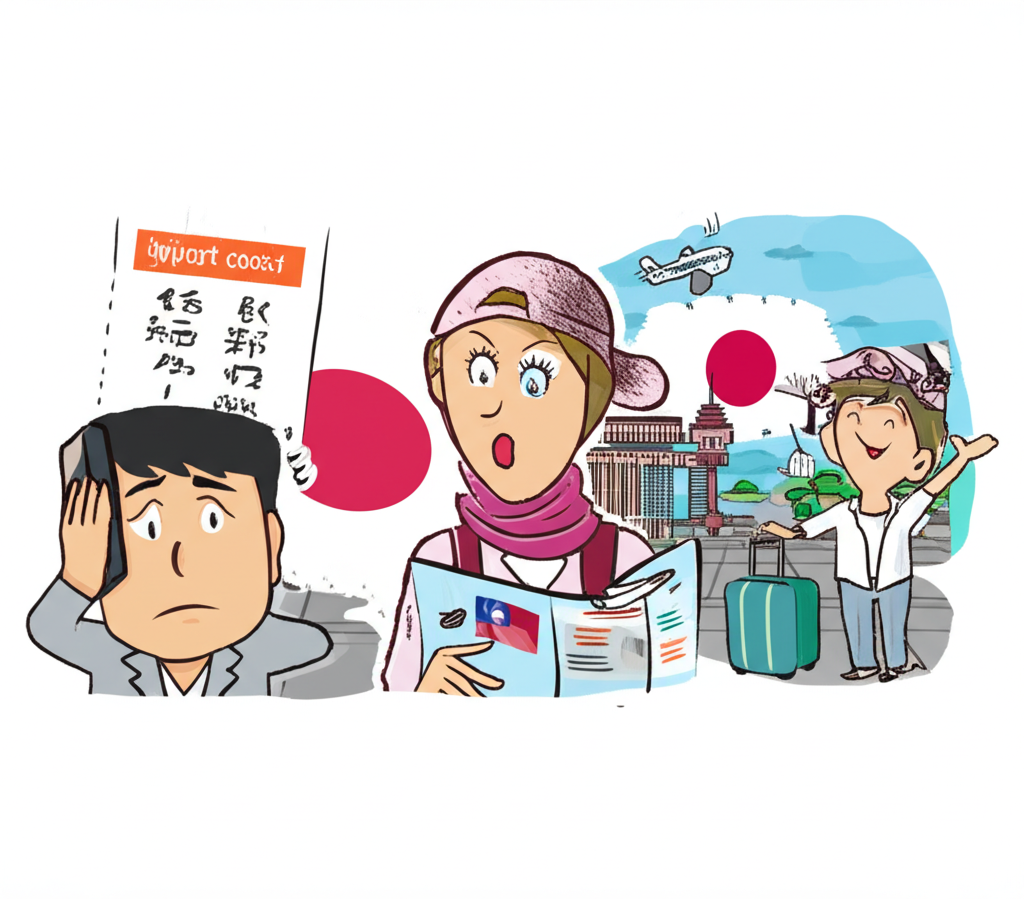 日元升值對台灣企業進口成本與觀光業雙面影響示意圖