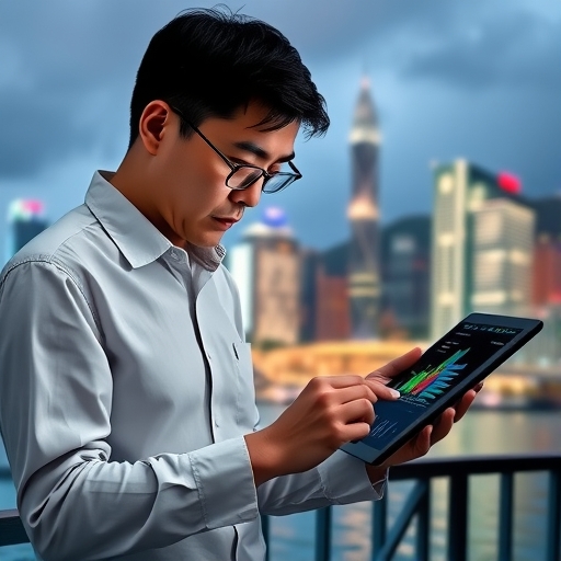 台灣投資者仔細審視外匯交易介面