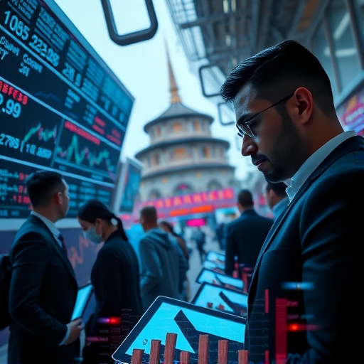 動感未來的金融市場場景