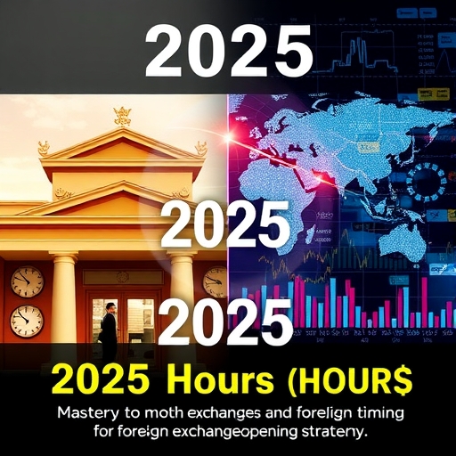 2025年台灣外匯交易時間與全球市場重疊區間示意圖