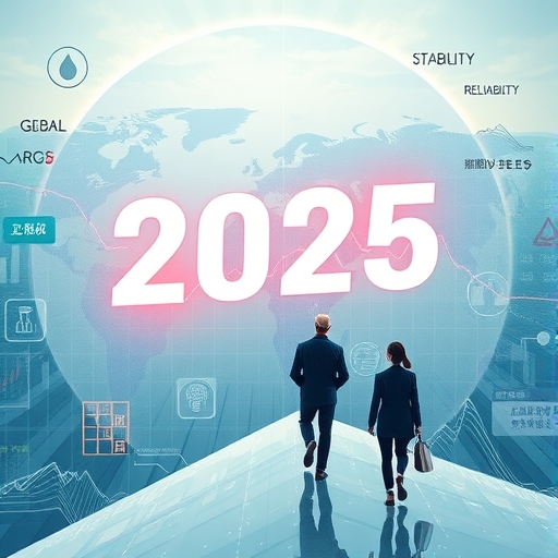 2025年全球金融市場的未來感數位視覺,象徵外匯平台的技術與監管交織的複雜生態