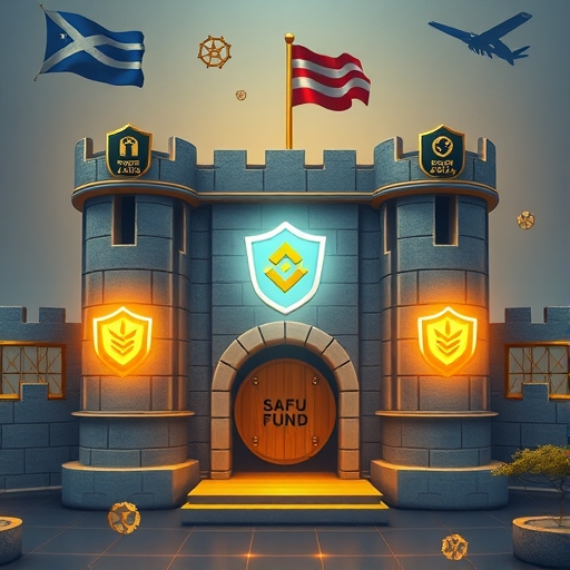Flux_Schnell_A_secure_digital_fortress_representing_Binance_wi_0-1