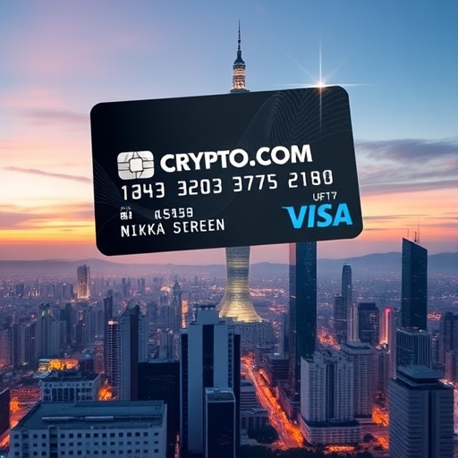 Crypto.com Visa 卡實體卡設計圖示