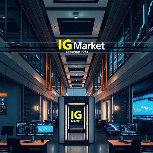 IG Market 品牌視覺印象,融合金融科技與全球市場元素