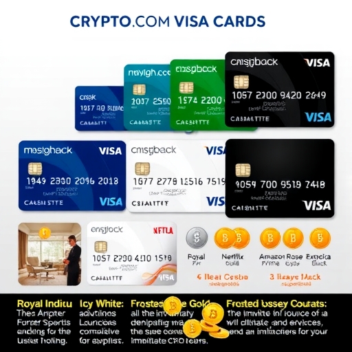 Flux_Schnell_A_stylized_display_of_Cryptocom_Visa_card_tiers_a_0-1