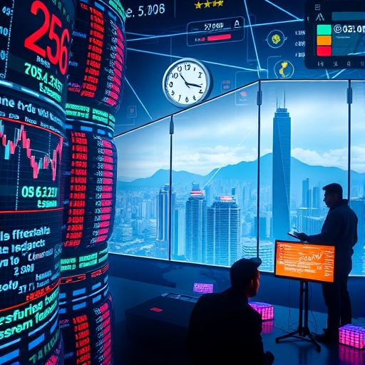 24小時全球金融市場運作示意圖