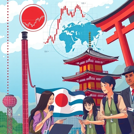 日圓貶值對旅遊與消費的影響情境圖