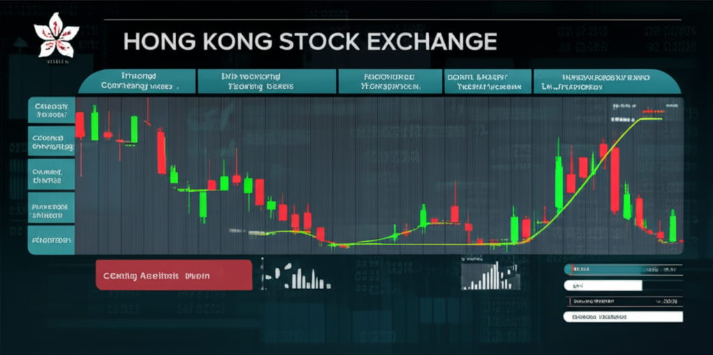 香港股市標準交易時段時間軸圖解，包含盤前、早市、午休、午市與收市競價等階段