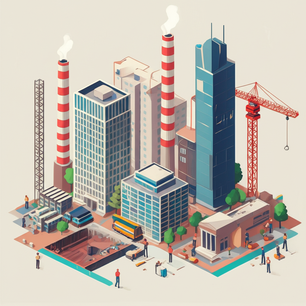 美國非農就業涵蓋的製造業、服務業與金融等經濟部門插圖