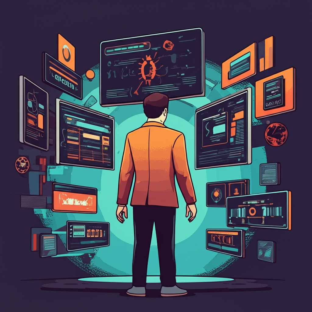Illustration of investor avoiding forex scams 2025