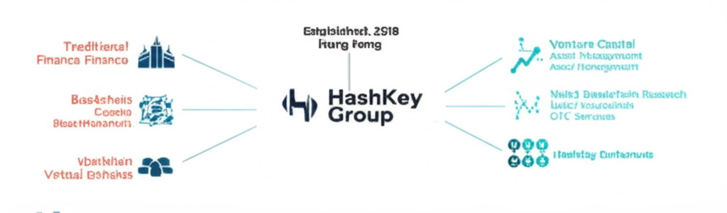全球網絡連結傳統金融與虛擬資產，HashKey集團作為領導者，2018年成立於香港，業務涵蓋風險投資、資產管理、區塊鏈研究、Web3孵化與OTC服務，支援HashKey交易所發展