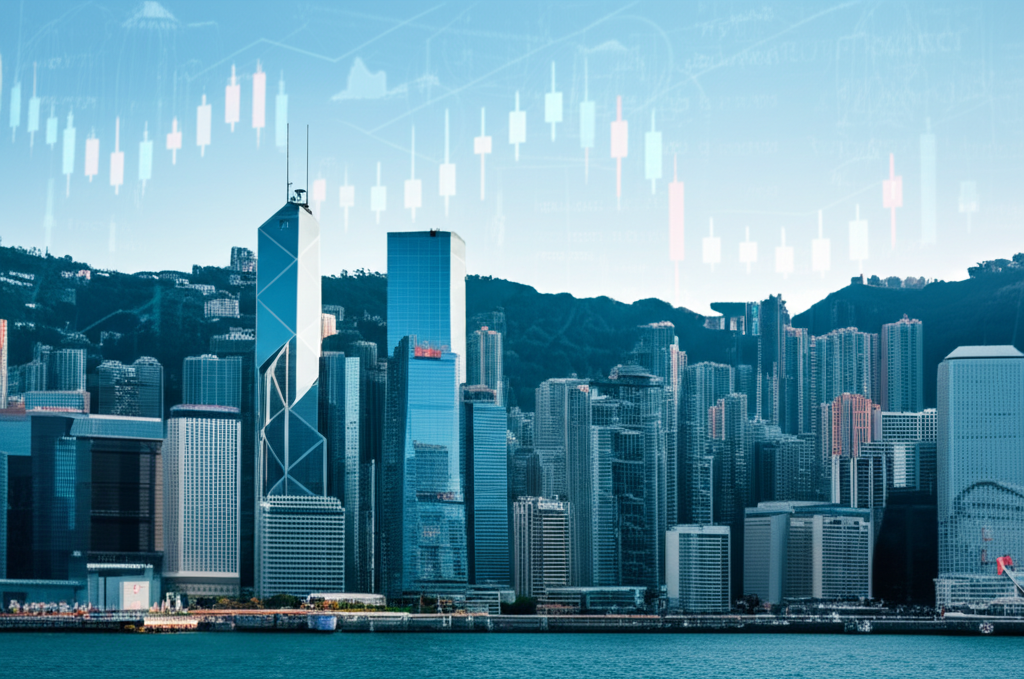 香港天際線與穩定外匯平台