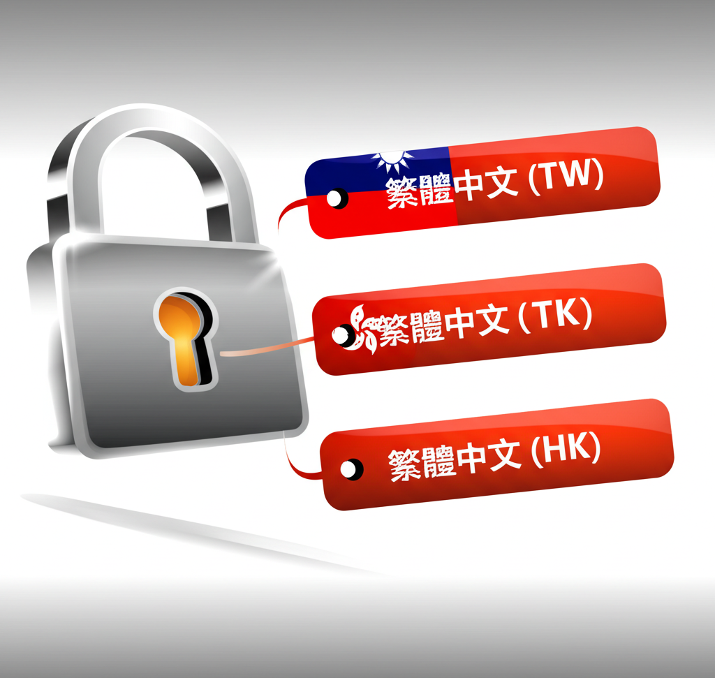 手持手機顯示 Telegram 應用程式語言選擇彈出視窗,手指點擊中文選項的插圖