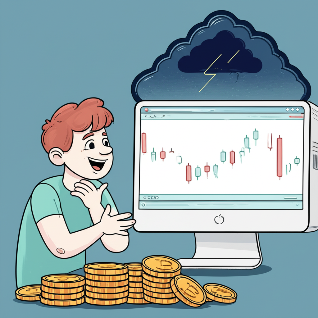 新手投資者使用網格交易累積小額利潤但潛藏風險