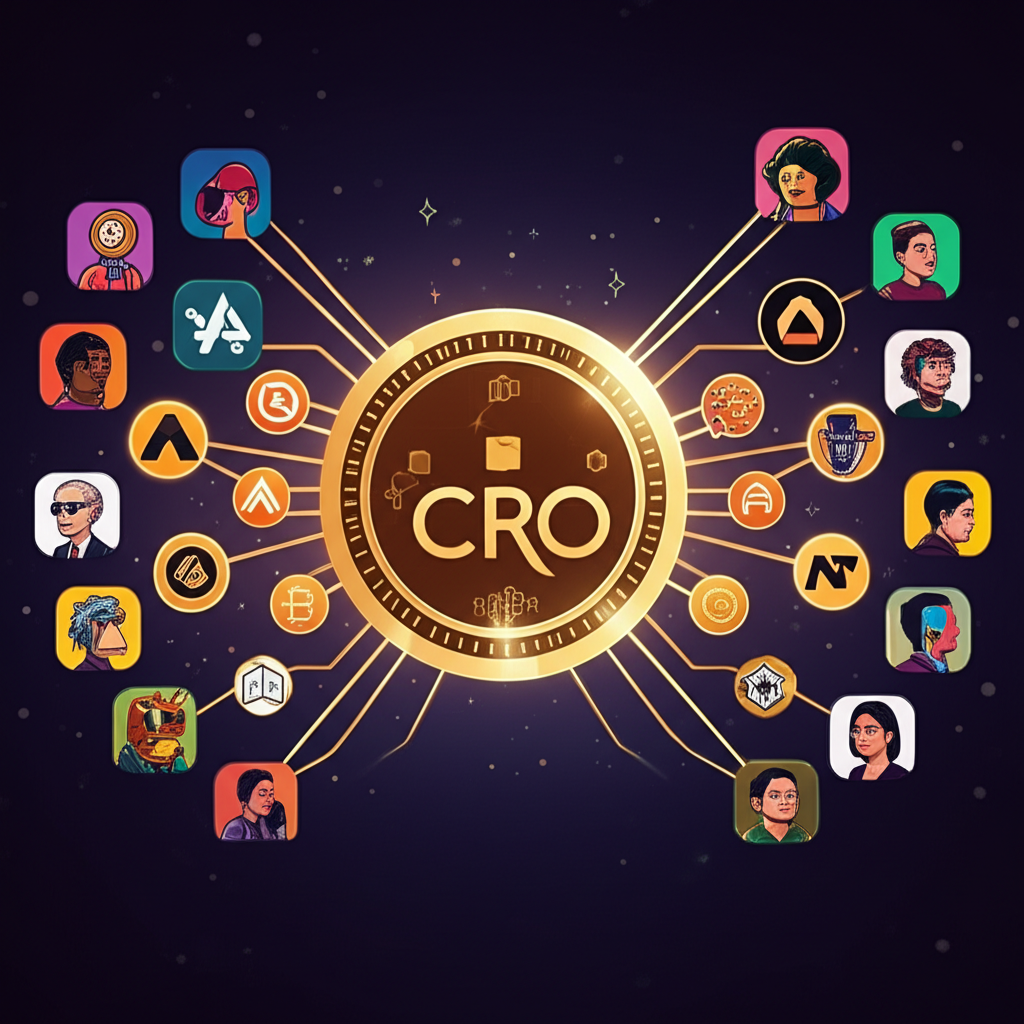 CRO幣連結DeFi、NFT與DApp的活力數位生態系,吸引全球投資者與加密愛好者