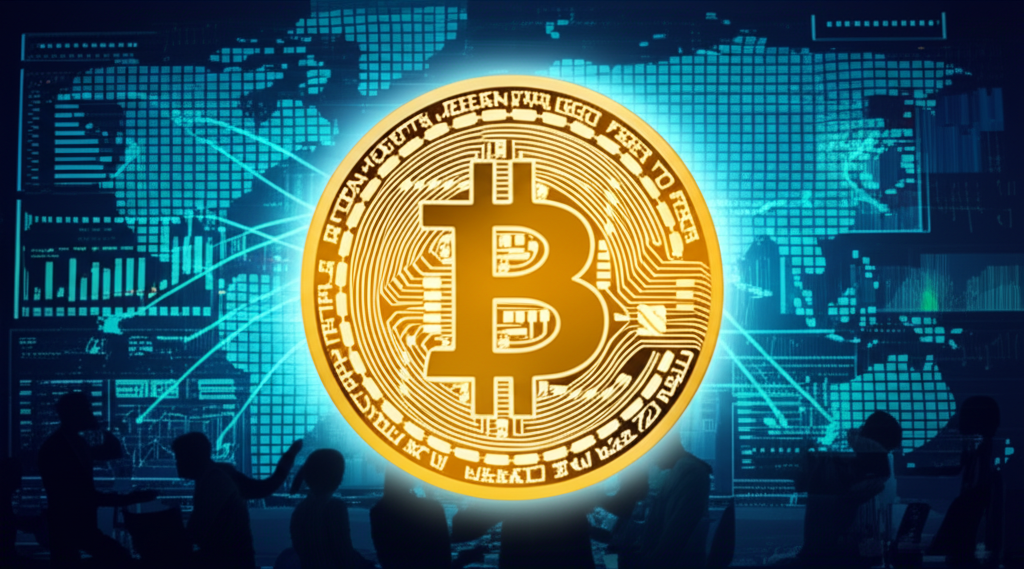 比特幣全球流通與投資者圖示