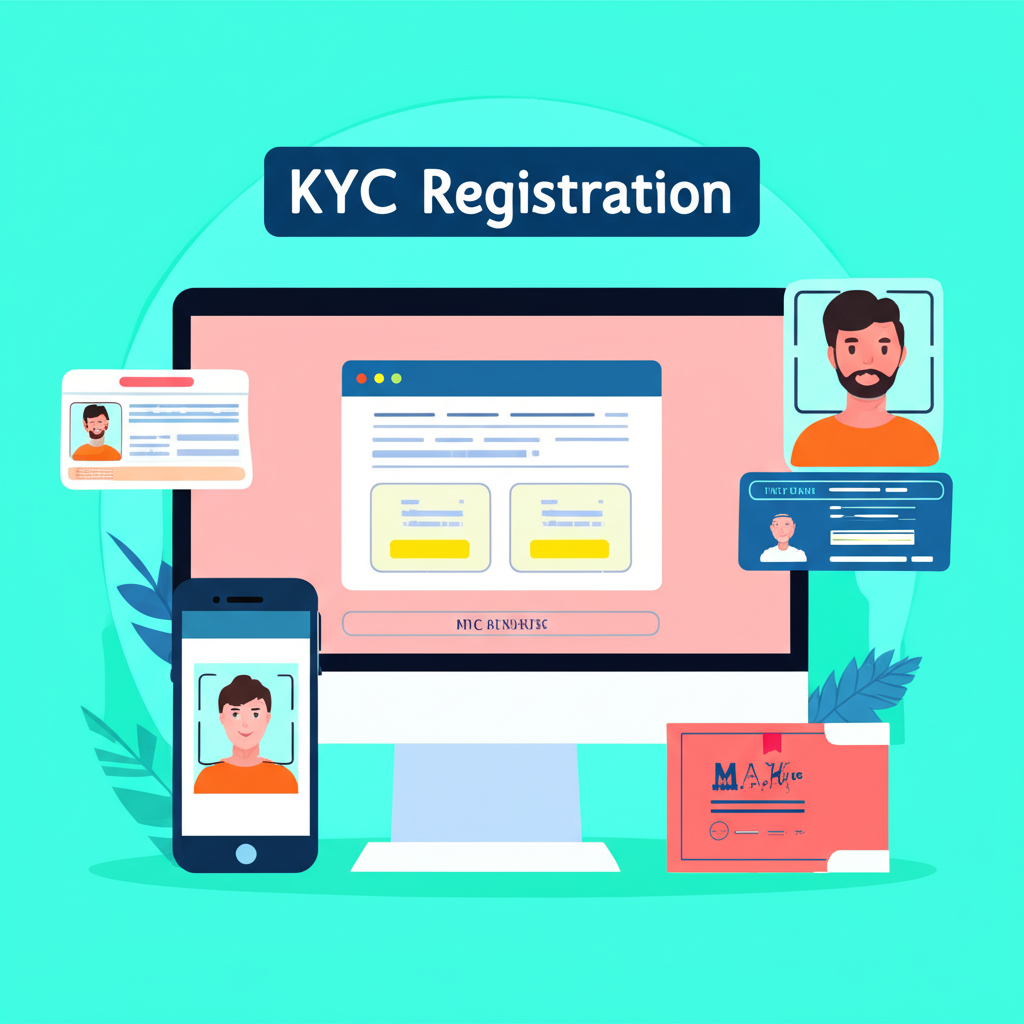 用戶在MAX交易所進行身分驗證示意圖，包含身分證、健保卡、銀行存摺與手持自拍照等文件上傳流程