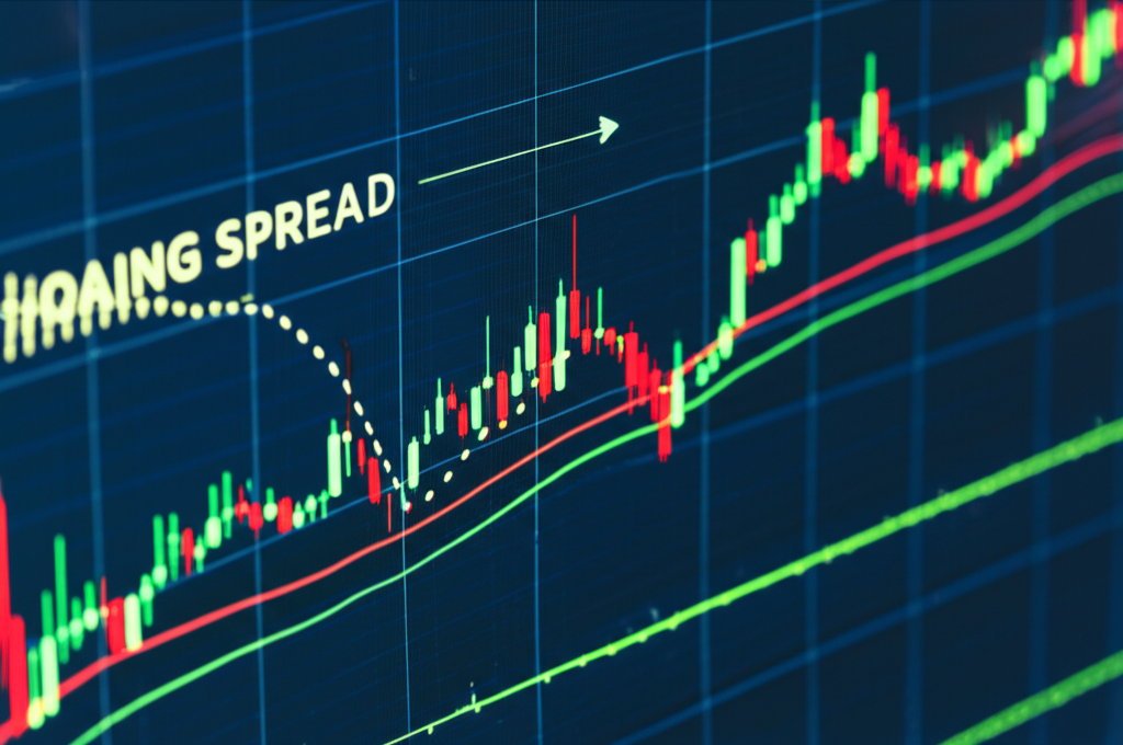 Forex trading charts showing floating spreads in Hong Kong market