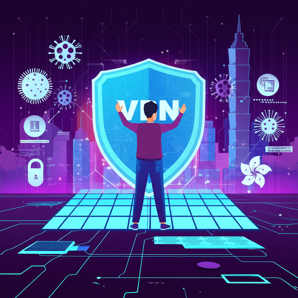 台灣和香港用戶使用VPN保護網路安全與隱私的插圖