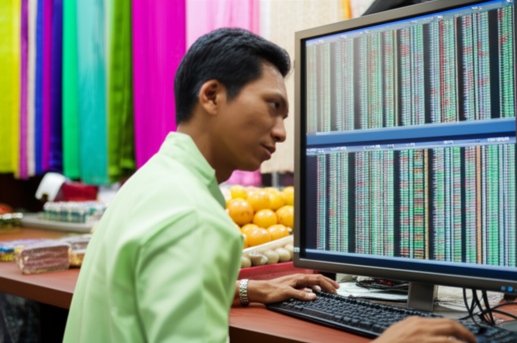 Thailand trader analyzing floating spreads in HK forex market