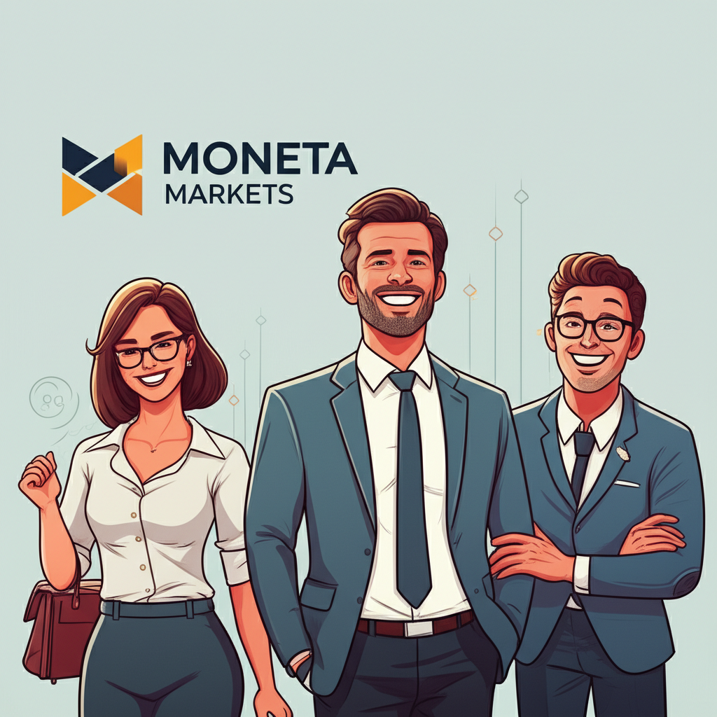 Moneta Markets 快樂的外匯用戶插圖