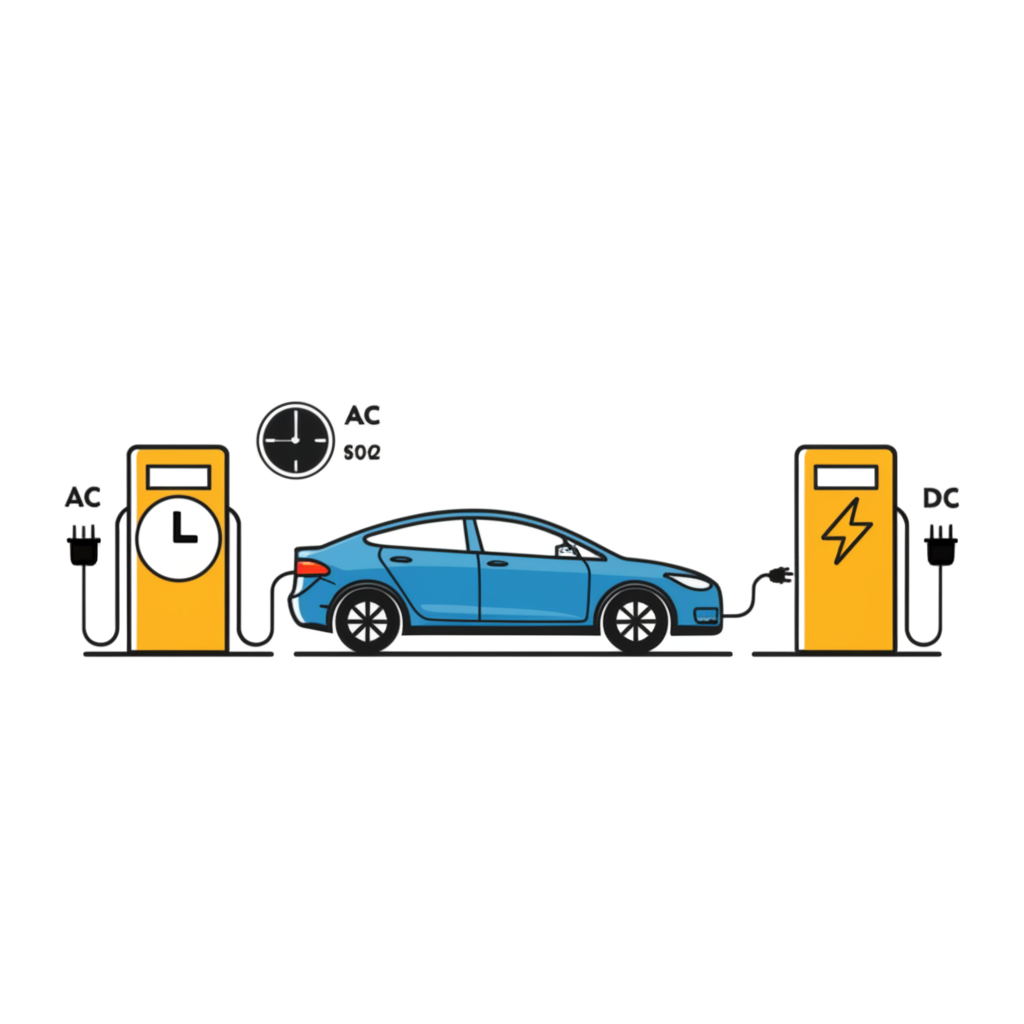 電動車慢充與快充費用差異插圖