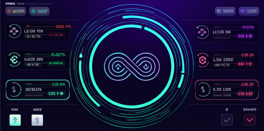 交易介面示意圖,展示永續合約無到期日特性與多空交易方向