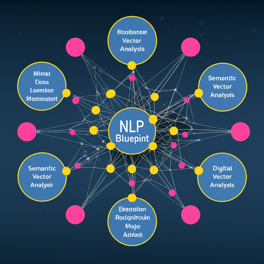 數位內容藍圖透過語意向量分析與NLP關鍵詞佈局的創作過程