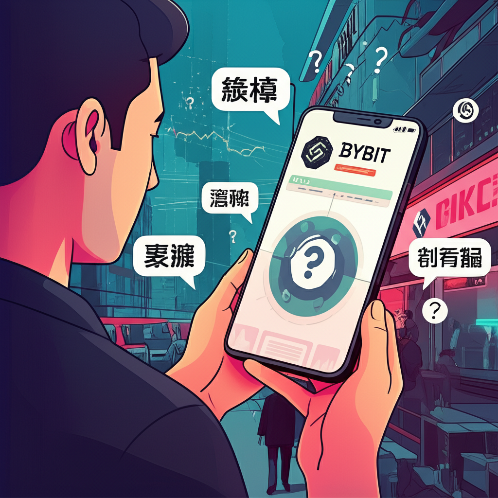 台灣或香港用戶查看 Bybit 應用程式,詢問合法性、安全性和交易方式的插圖