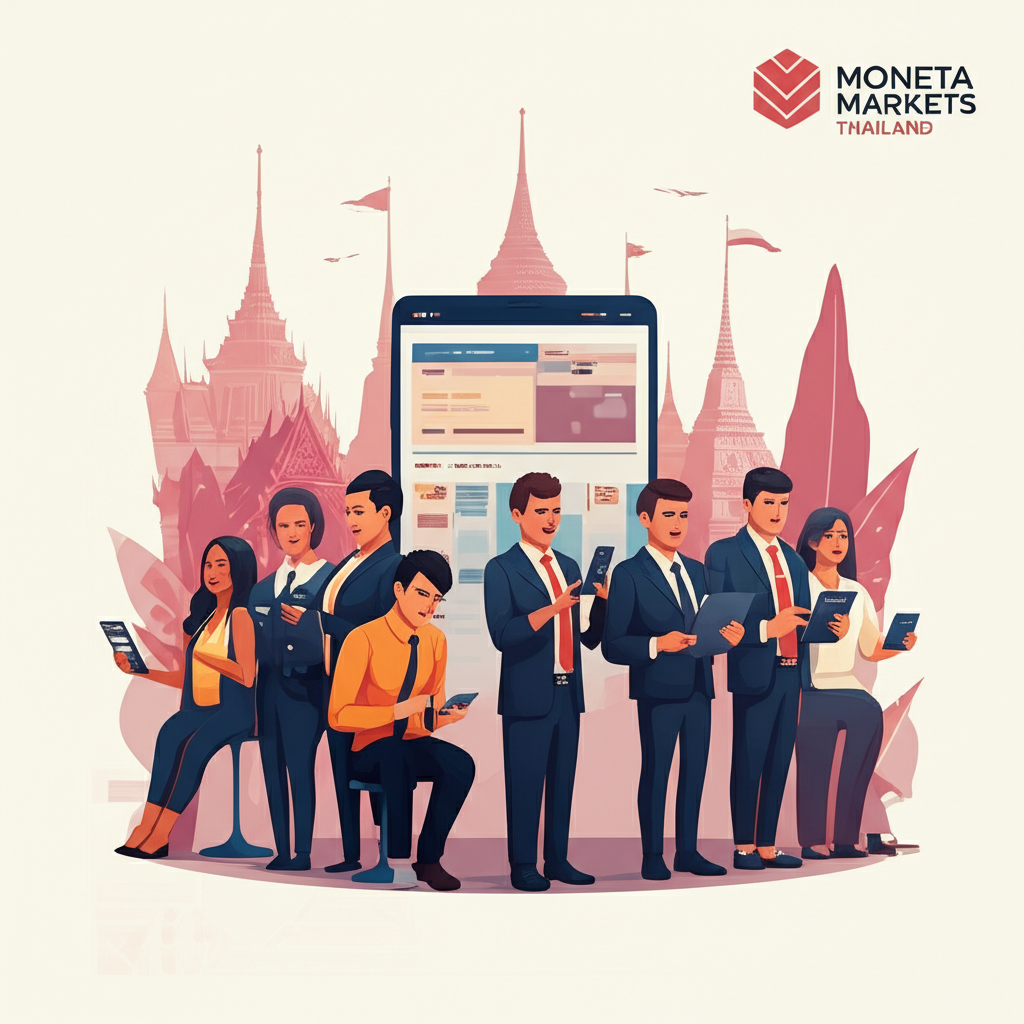 Moneta Markets Thailand investor, illustration