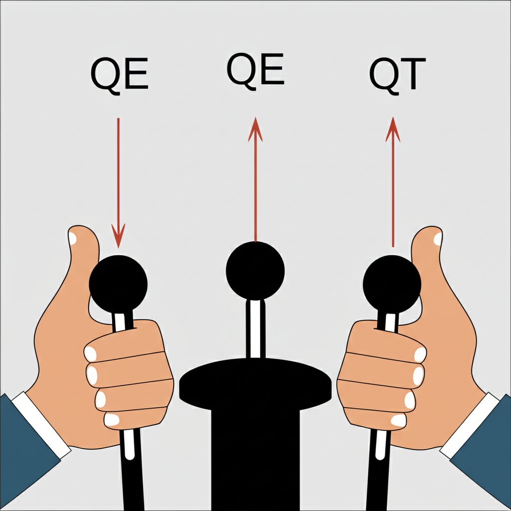 利率、QE、QT 槓桿操縱影響美元強弱的插圖